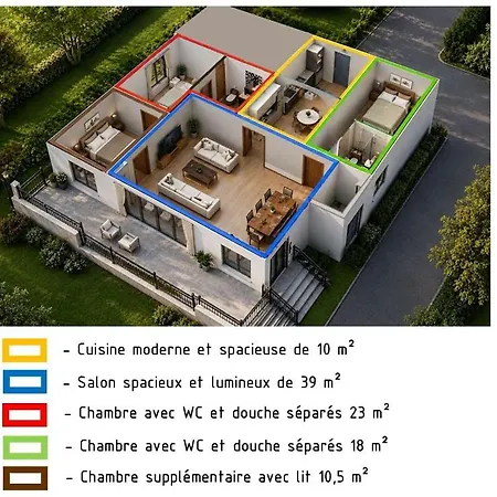 Single-storey 110 M2, Garden, Near The Beach, Saint-cyr-sur-mer * Les Lecques